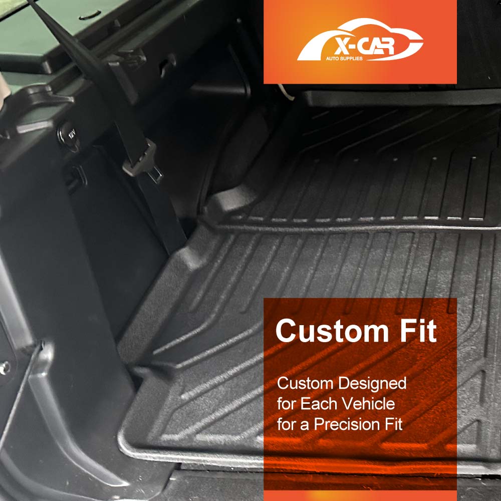 Front Rear Floor Mats Boot Liner for Land Rover Discovery & Discovery 3 4 D3 D4 2005-2016 All Weather Heavy Duty Cargo Car Trunk Luggage Tray