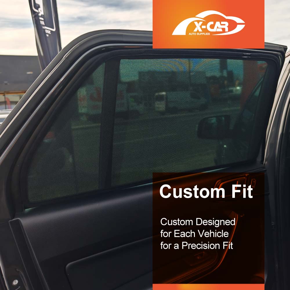 Port Window Sun Shade for Ford Everest 2015-2022 Car Sun Blind Mesh Third Row Window