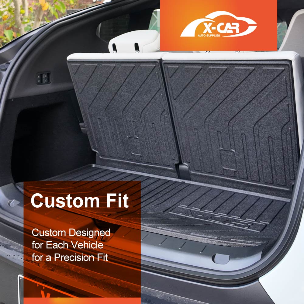 Floor Mats Boot Liners Set for Tesla Model Y L 6-Seat 2026-Onwards All Weather Front Toolbox Cargo Car Trunk Cover Luggage Tray