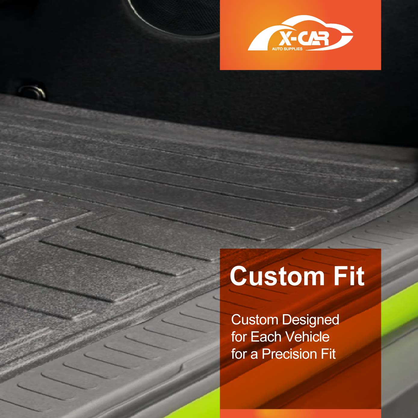 Heavy Duty Car Floor Boot Liner Back Seats Protector Kick Mats Cover for GWM Tank 300 2023-2025 Car Trunk Cargo Mat