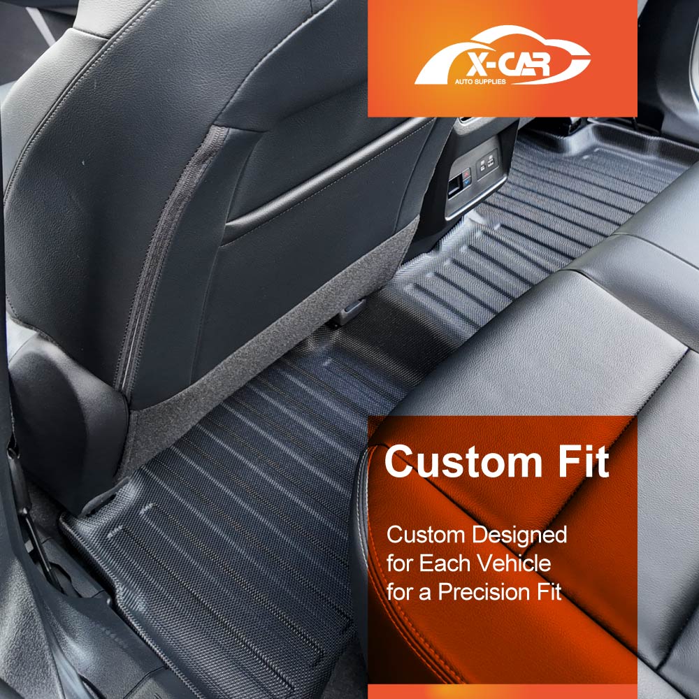 3D Floor Mats Boot Liner Set for Nissan X-trail Xtrail T33 7 Seats 2022-Onwards All Weather Heavy Duty Cargo Car Trunk Luggage Tray
