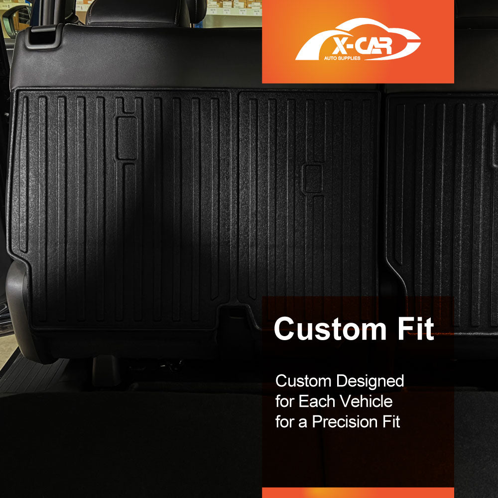 Boot Liner Back Seat Protector for Mazda CX-80 CX80 2024-Onwards All Weather Heavy Duty Cargo Car Trunk Kick Mats