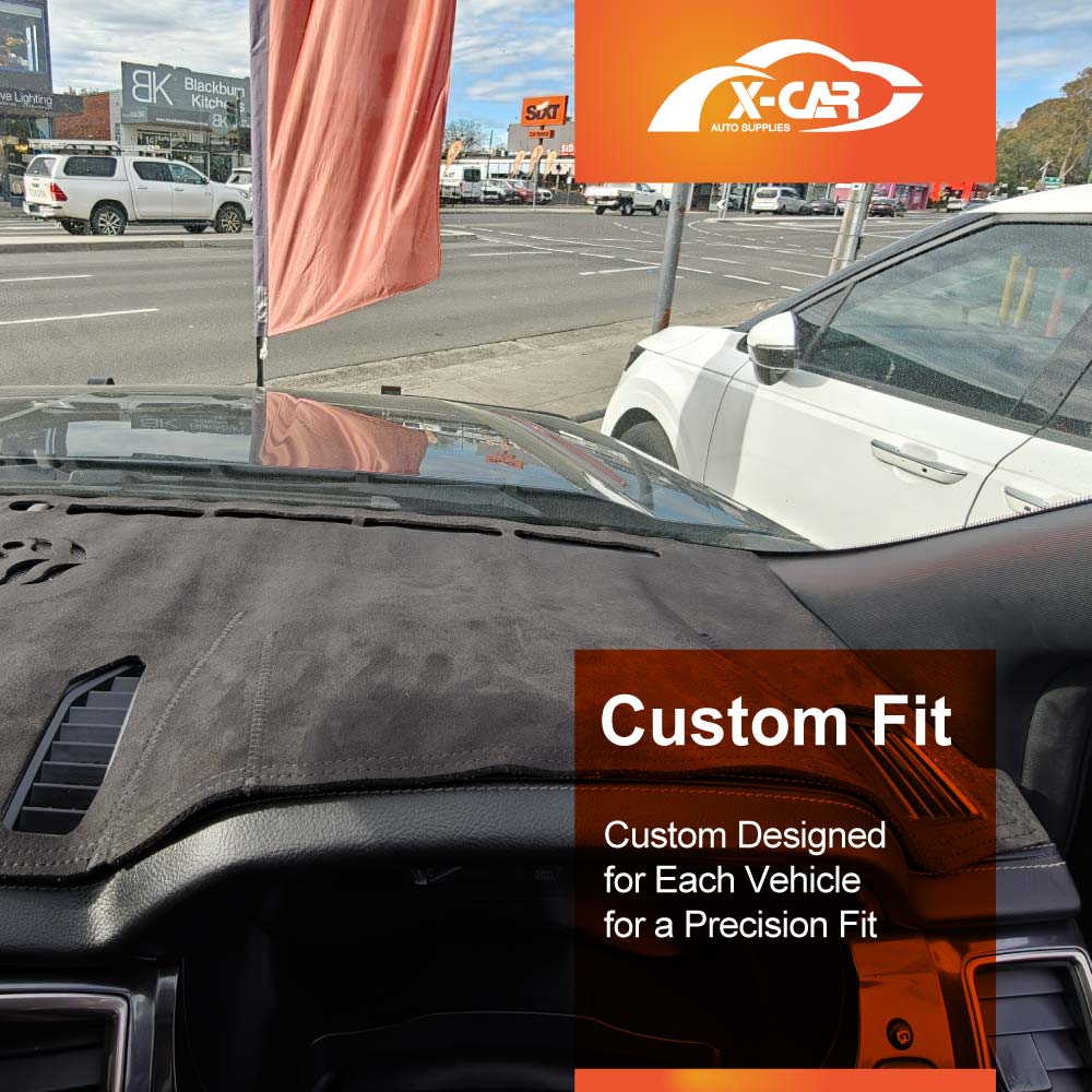 Dash Mat for Ford Everest 2015-2022 Non-Slip Microfiber Pad Cover Interior Accessories