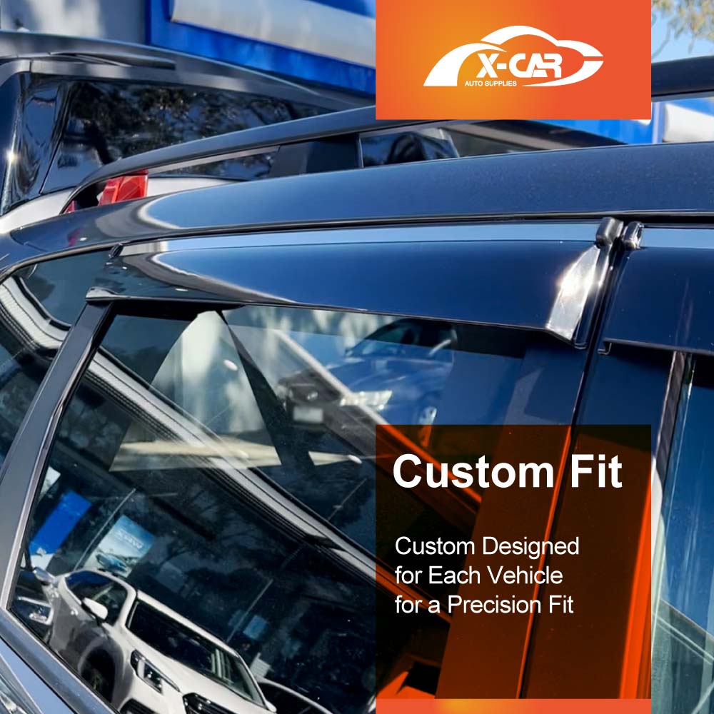 Premium Weathershields for Subaru Forester 2018-2024 S5 SK Car Weather Shields Wind Deflectors Window Sun Visor 4-Piece Set