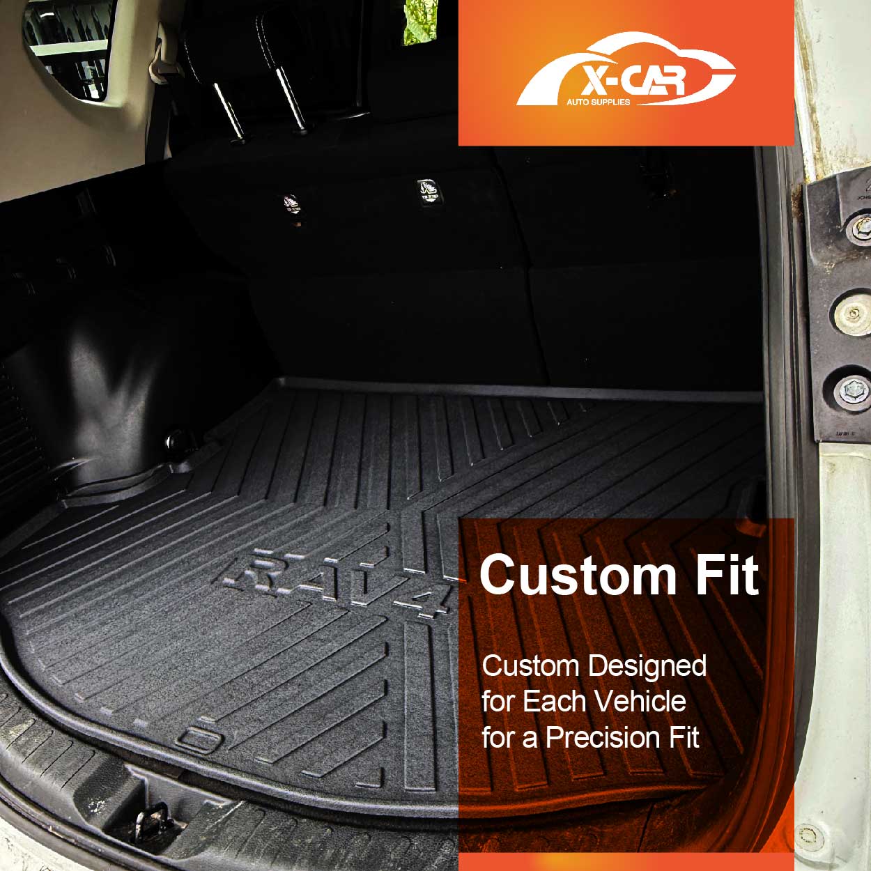 3D Floor Mats Boot Liner for Toyota RAV4 RAV 4 Space Saver 2013-2018 All Weather Heavy Duty Cargo Car Trunk Luggage Tray