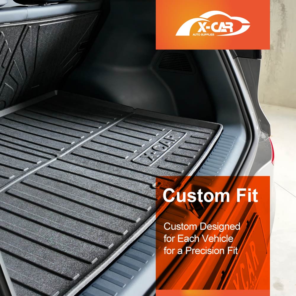 Boot Liner Back Seat Protector for Geely EX5 2025-Onwards No Subwoofer All Weather Heavy Duty Cargo Car Trunk Kick Mats