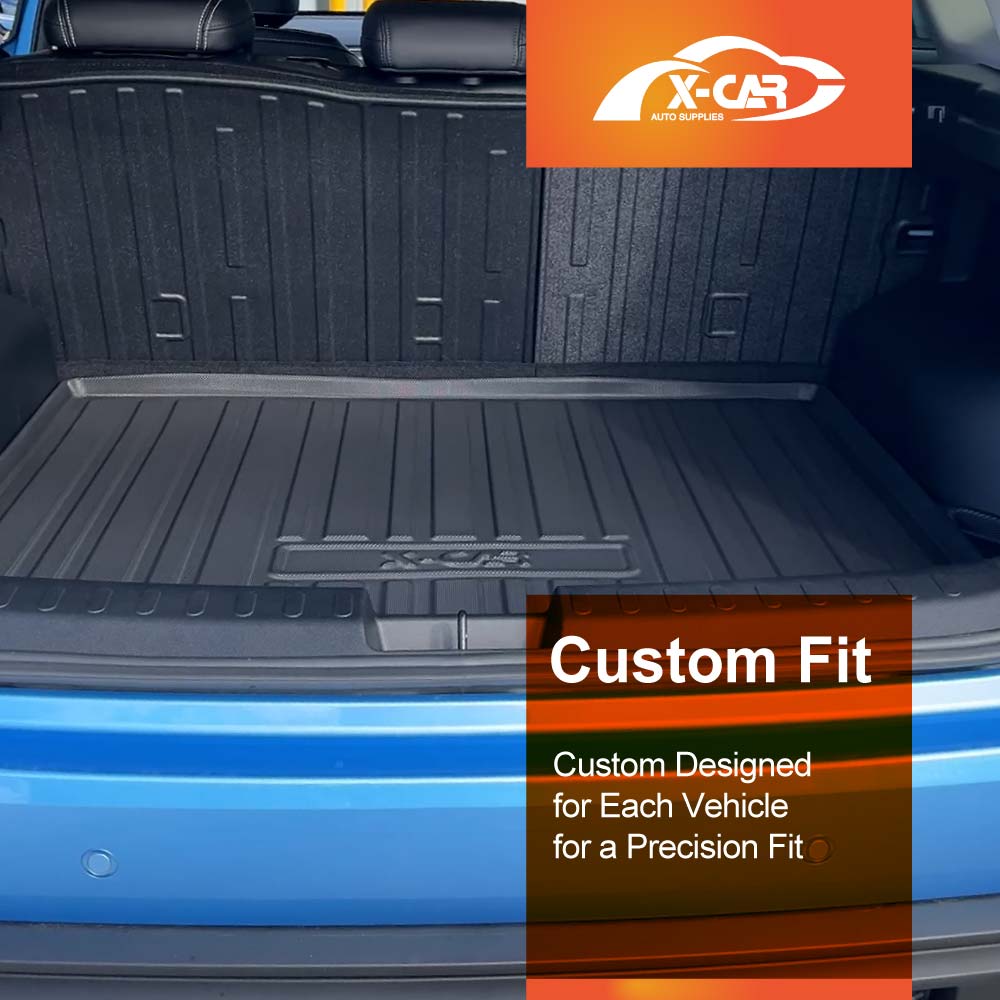 Boot Liner Kick Mats Set for GWM Haval Jolion 2021-Onwards All Weather Heavy Duty Cargo Car Trunk Back Seat Protector