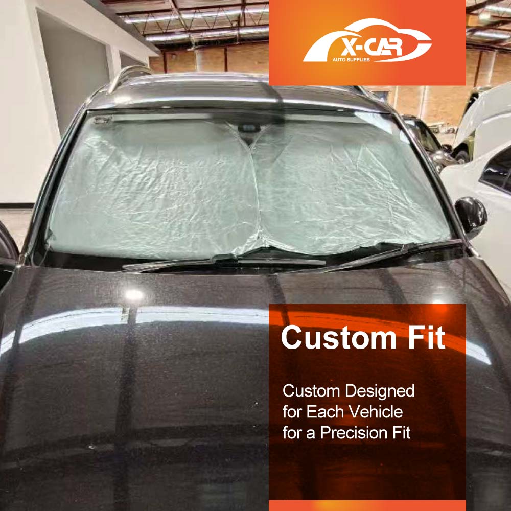 WindScreen Sun Shade for Volkswagen Tiguan 2008-2016 Blocks UV Rays Sun Visor Protector Foldable Sunshade