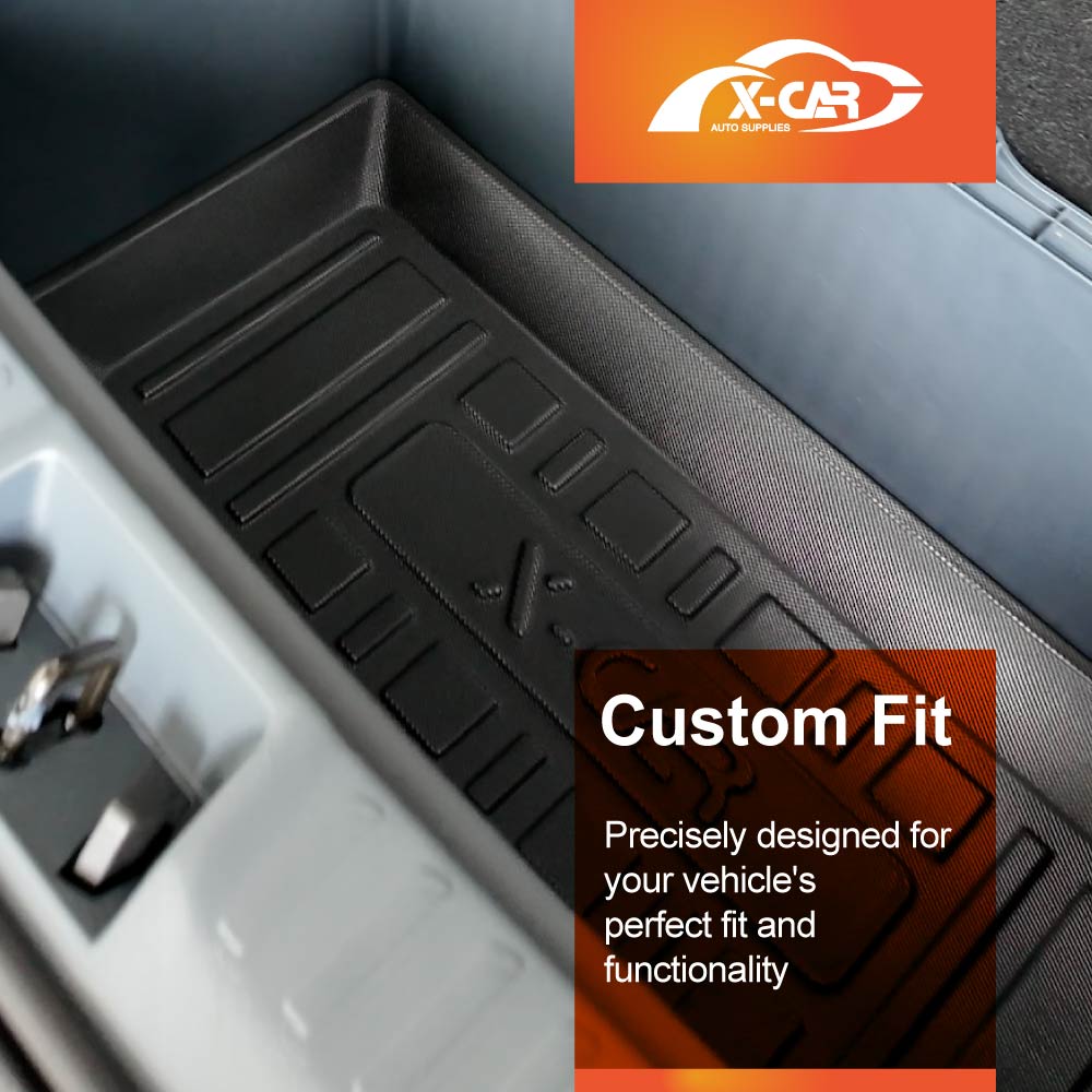 Interior Boot Liners Set for Geely EX5 2025-Onwards No Subwoofer All Weather Toolbox Cargo Car Trunk Kick Mats Cover Luggage Tray