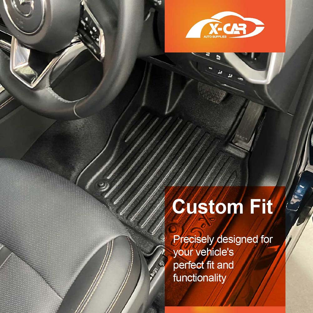 3D Floor Mats Boot Liner Set for Mazda CX-80 CX80 2024-Onwards All Weather Heavy Duty Cargo Car Trunk Luggage Tray