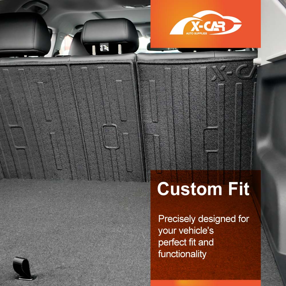 Floor Mats Boot Liner Set for Chery Tiggo 7 Super Hybrid 2025-Onwards All Weather Heavy Duty Car Trunk Cargo Kick Back Seat Cover