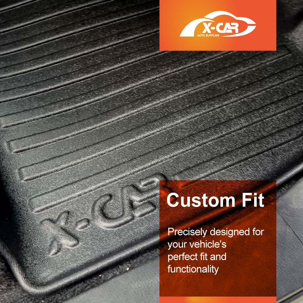 3D Floor Mats Boot Liner Set for Isuzu MU-X MUX 2022-Onwards All Weather Heavy Duty Cargo Car Trunk Luggage Tray