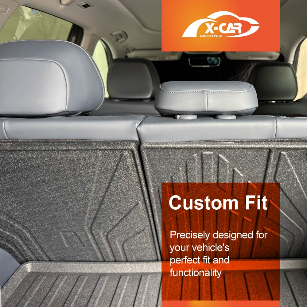 3D Floor Mats Boot Liner for Geely EX5 2025-Onwards No Subwoofer All Weather Heavy Duty Toolbox Cargo Car Trunk Back Seat Kick Cover