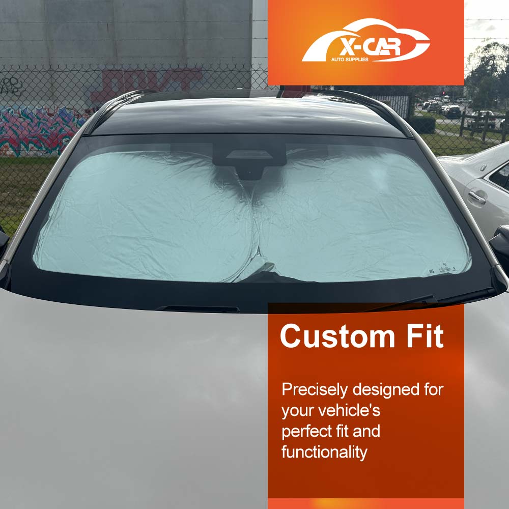 WindScreen Sun Shade for BMW X3 G45 Series 2024-Onwards Blocks UV Rays Sun Visor Protector Foldable Sunshade