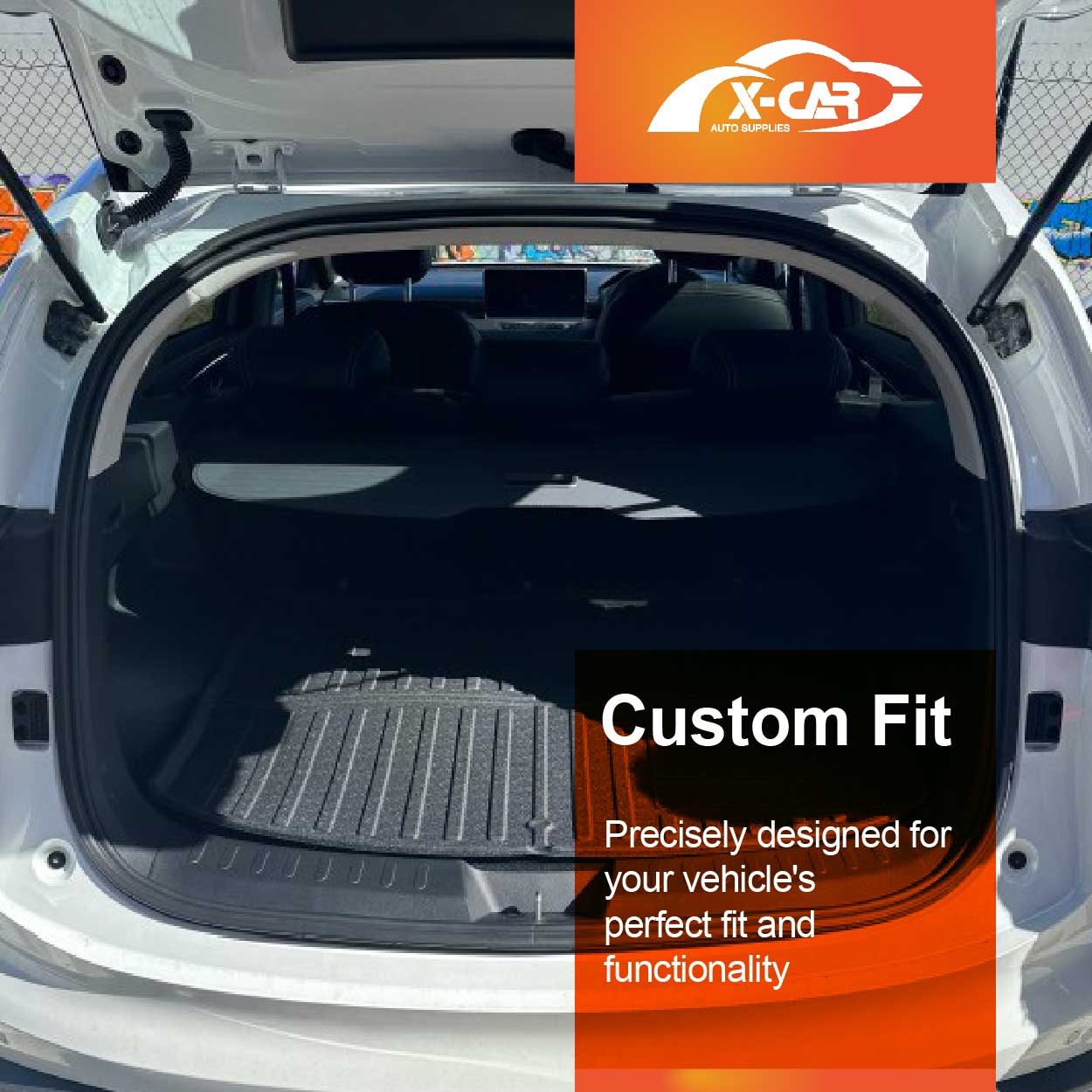 Floor Mats Boot Liner Set for GWM Haval Jolion 2024-Onwards All Weather Cargo Kick Mats Back Seat Protector Cover With Upper Boot Level