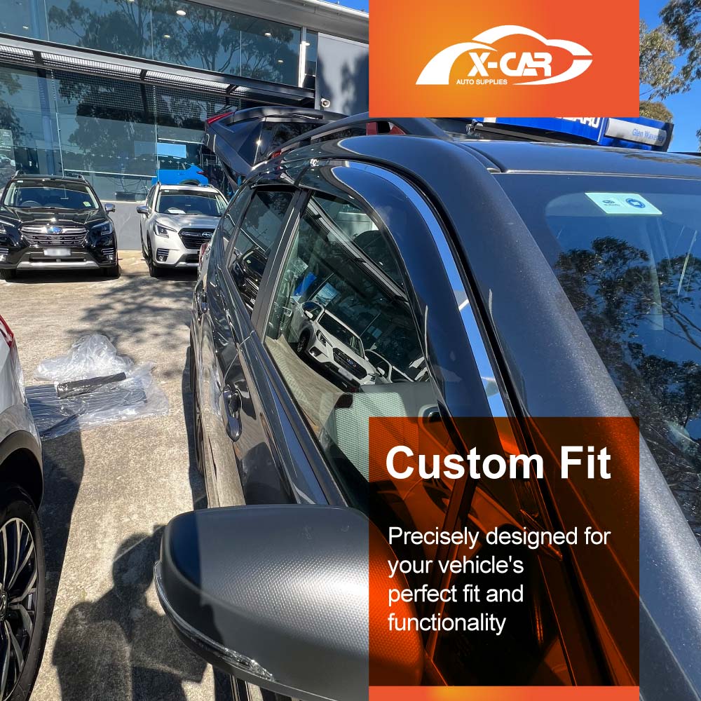 Premium Weathershields for Subaru Forester 2018-2024 S5 SK Car Weather Shields Wind Deflectors Window Sun Visor 4-Piece Set