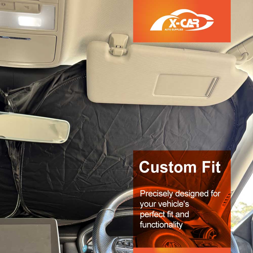 WindScreen Sun Shade for MG HS 2025-Onwards Blocks UV Rays Foldable Custom Wind Screen Sun Visor Protector
