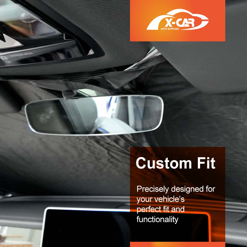 WindScreen Sun Shade for Volkswagen Tayron 2025-Onwards Blocks UV Rays Foldable Custom Wind Screen Sun Visor Protector