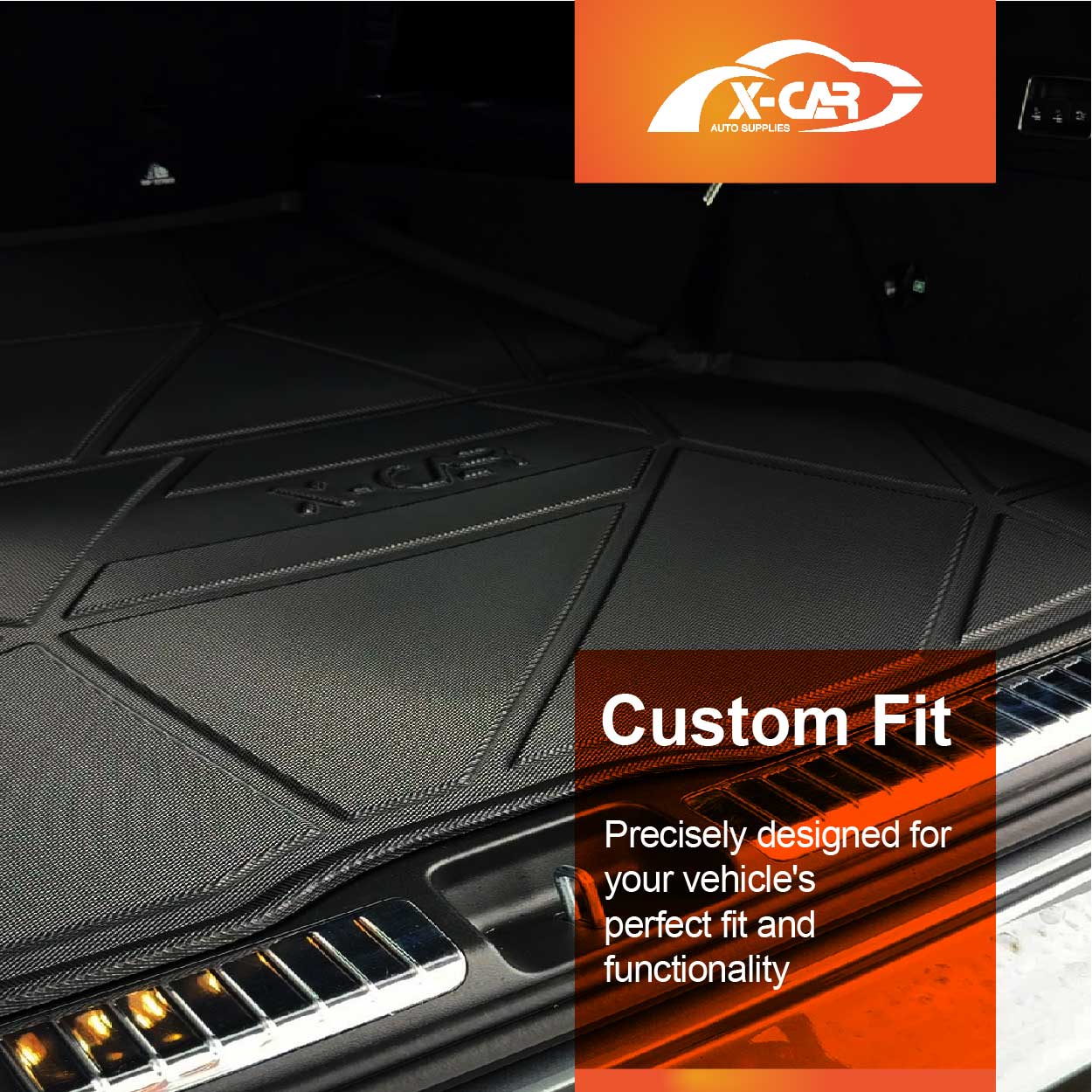 Boot Liner for Mercedes-Benz GLS-Class 2019-Onwards Heavy Duty Cargo Trunk Mat Luggage Tray