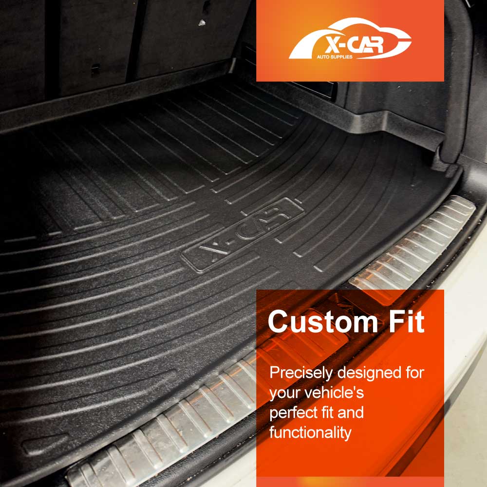 3D Floor Mats Boot Liner for BMW X3 2011-2017 F25 Series All Weather Heavy Duty Cargo Car Trunk Luggage Tray