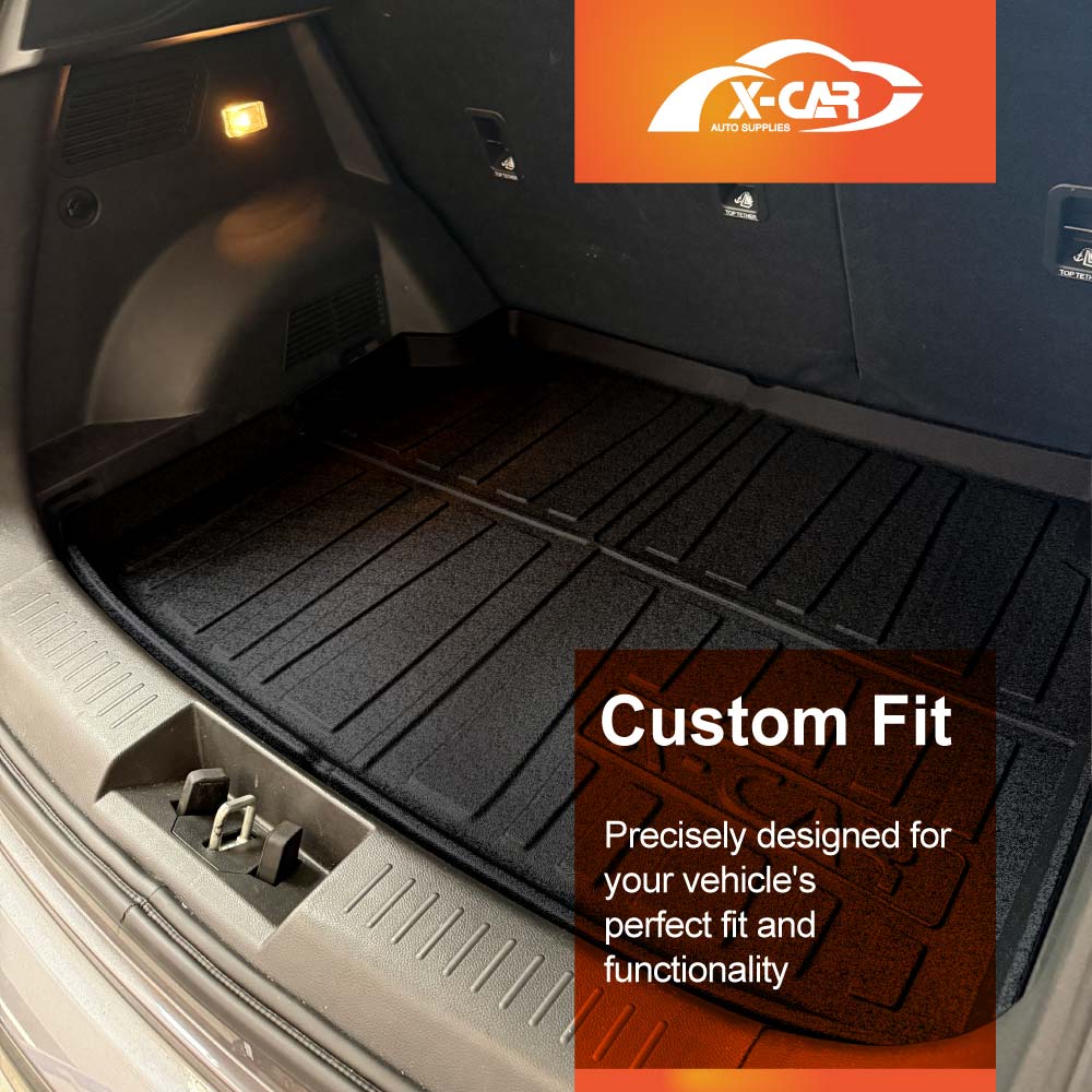 3D Floor Mats Boot Liner Set for Chery Tiggo 4 Pro 2024-Onwards All Weather Heavy Duty Cargo Car Trunk Luggage Tray