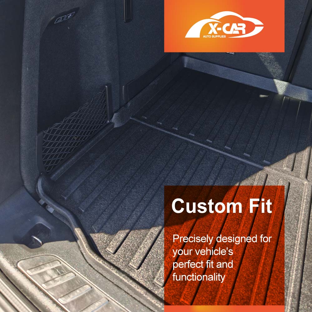 3D Floor Mats Boot Liner Set for BMW iX3 2023-2025 All Weather Heavy Duty Cargo Car Trunk Luggage Tray