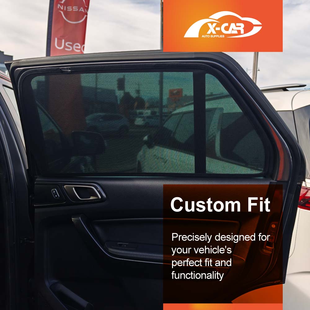Port Window Sun Shade for Ford Everest 2015-2022 Car Sun Blind Mesh Third Row Window