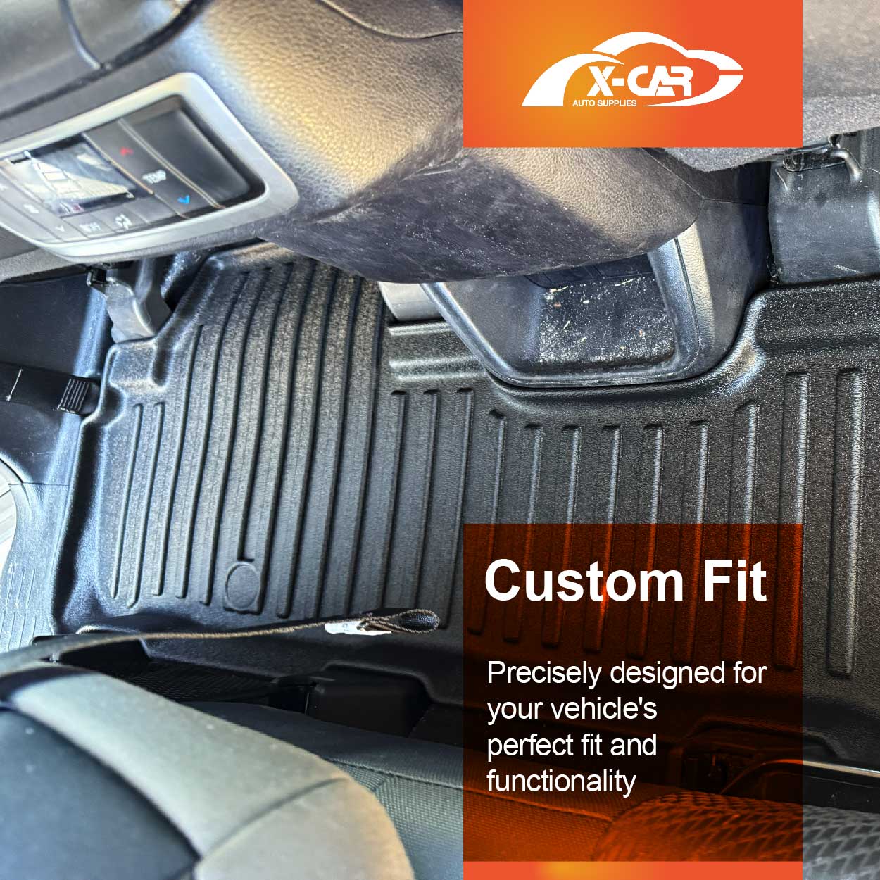 Front Rear Floor Mats Boot Liner for Toyota Kluger 2014-2021 All Weather Heavy Duty Cargo Car Trunk Luggage Tray