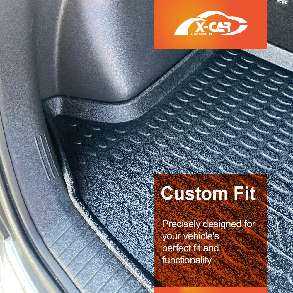 3D Floor Mats Boot Liner for Hyundai Kona 2017-2023 Petrol All Weather Heavy Duty Cargo Car Trunk Luggage Tray Acessories