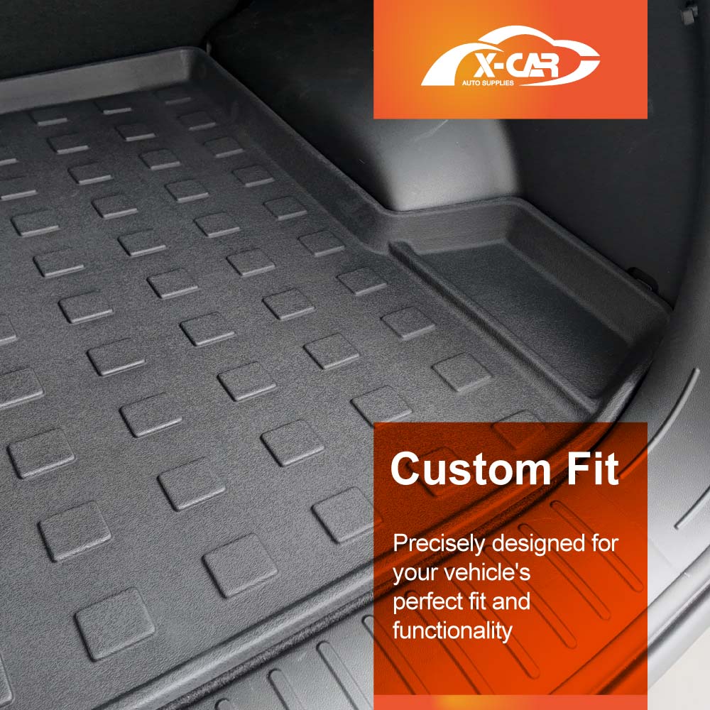 3D Floor Mats Boot Liner Set for Hyundai Tucson NX4 2021-Onwards All Weather Heavy Duty Cargo Kick Mats Back Seat Protector Cover