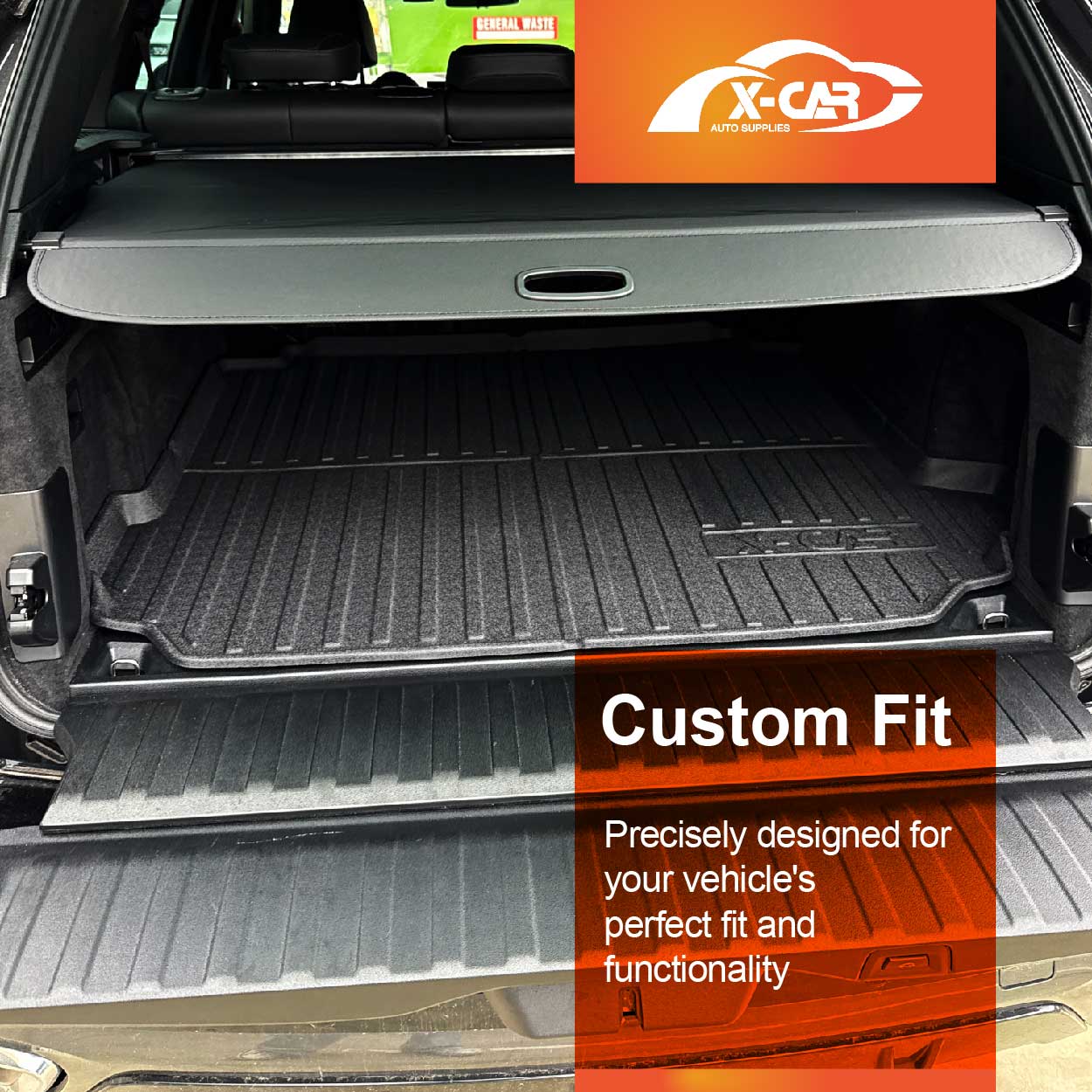 Retractable Car Trunk Shelf Shade Rear Cargo Security Shield Luggage Cover Blinder for BMW X5 X5M G05 F95 2018-Onwards