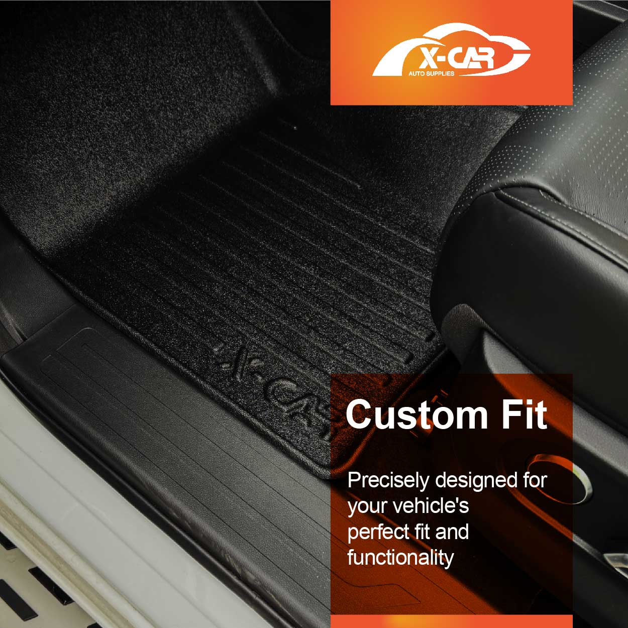 3D Floor Mats Tub Liner for GWM Cannon Alpha 2024-Onwards All Weather Heavy Duty Cargo Car Trunk Luggage Tray