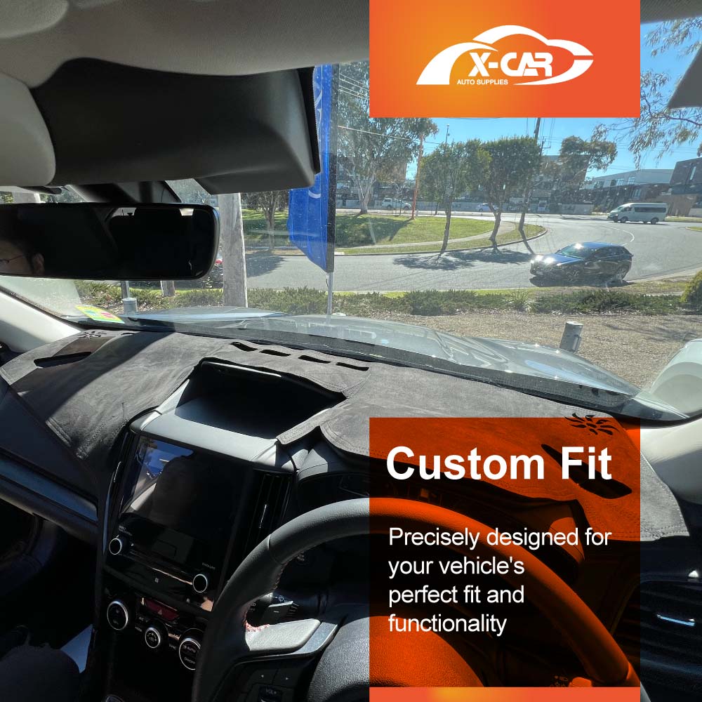 Dash Mat for Subaru Forester 2018-2025 Non-Slip Microfiber Pad Cover Interior Accessories