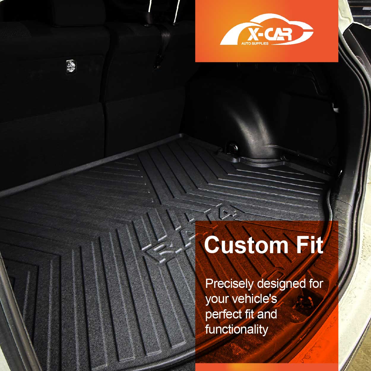 3D Floor Mats Boot Liner for Toyota RAV4 RAV 4 Space Saver 2013-2018 All Weather Heavy Duty Cargo Car Trunk Luggage Tray
