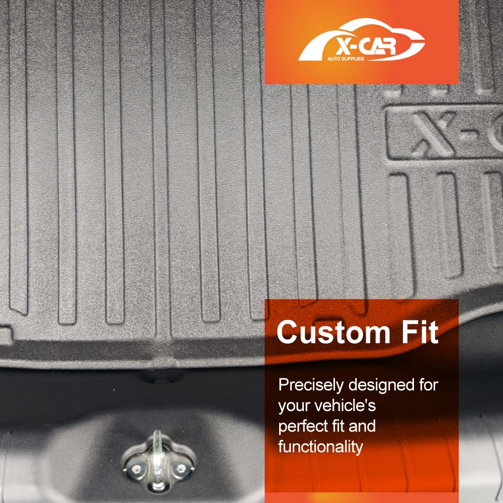 3D Floor Mats Boot Liner Set for Kia K4 Sedan 2024-Onwards All Weather Heavy Duty Cargo Car Trunk Luggage Tray