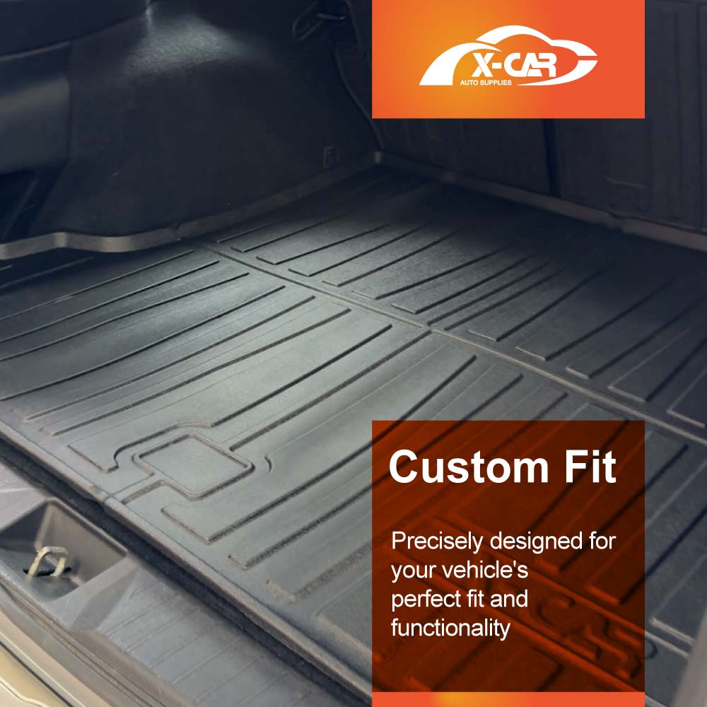 3D Floor Mats Boot Liner Set for Subaru Outback 2015-2020 All Weather Heavy Duty Cargo Car Trunk Luggage Tray