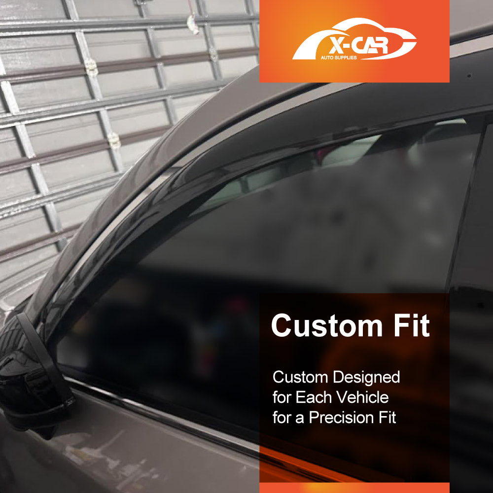 Weathershields for Mazda CX8 CX-8 2018-2024 Car Weather Shields Wind Deflectors Window Sun Visor 4-Piece Set