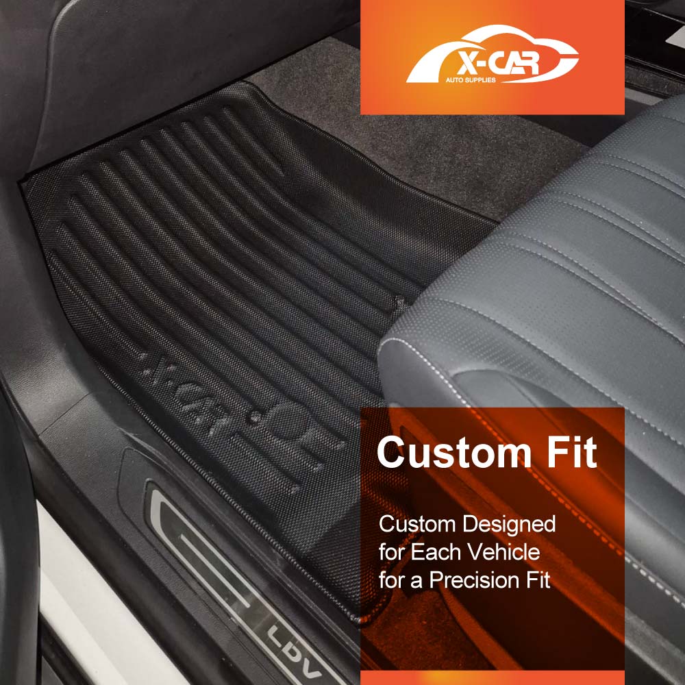 3D Floor Mats Boot Liner for LDV D90 2017-2024 All Weather Heavy Duty Cargo Car Trunk Luggage Tray