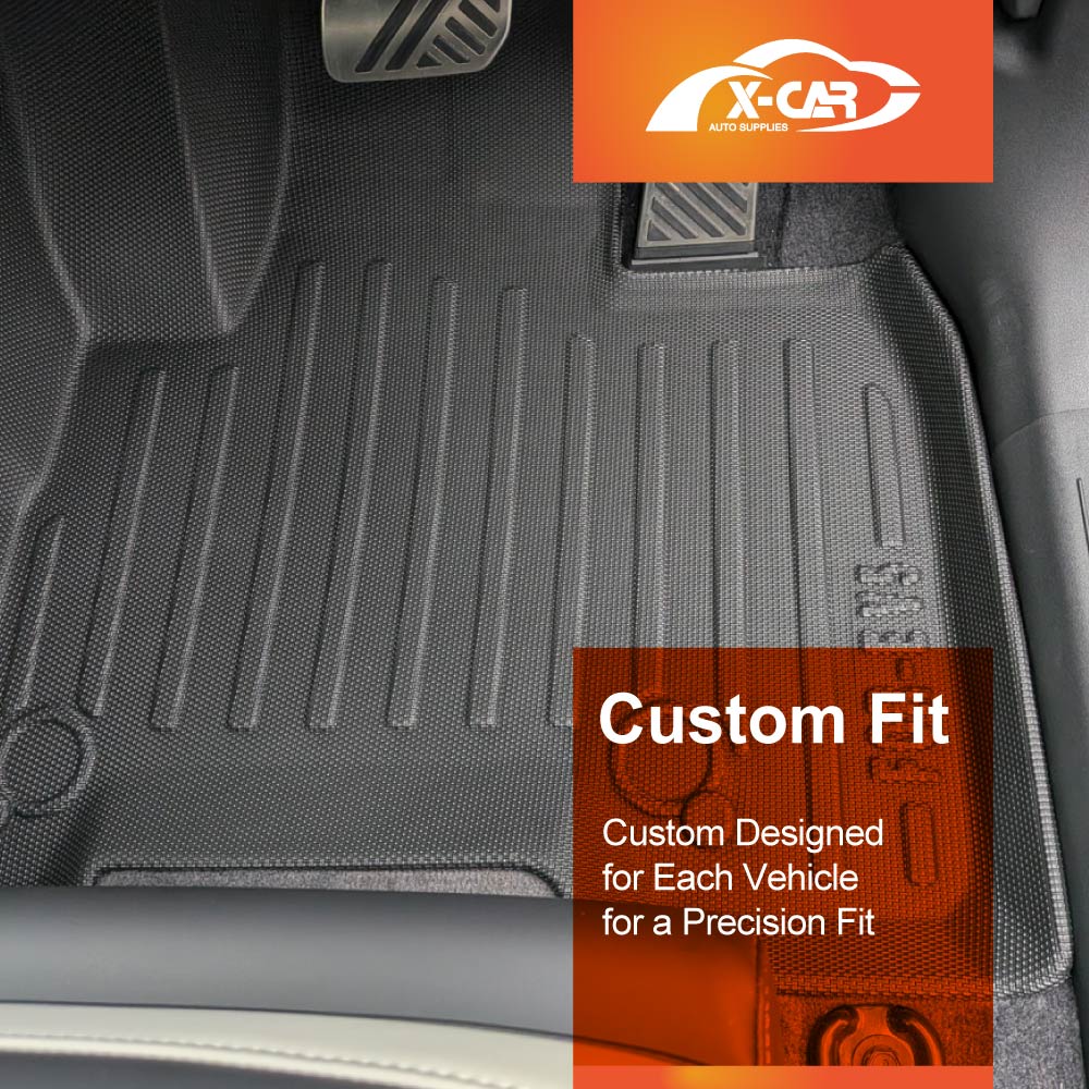 3D Floor Mats for Kia EV5 2024-Onwards Heavy Duty All Weather Car Mats Carpet Liner Set
