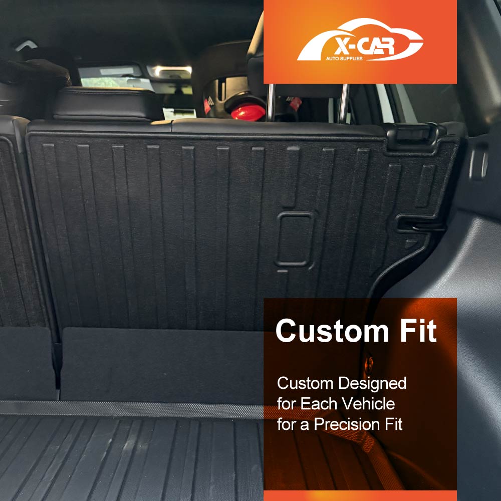 3D Floor Mats Boot Liner Set for Toyota Corolla Cross 2022-Onwards All Weather Heavy Duty Cargo Kick Mats Back Seat Protector Cover