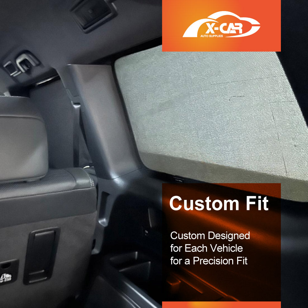 Window Sun Shades for Toyota Prado 250 NON-Rear-View Mirror Camera 2024-Onwards Car UV Protection Windscreen Blind Mesh