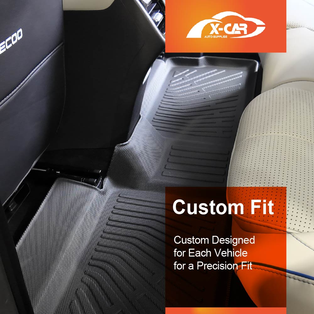 3D Floor Mats Boot Liner Set for Jaecoo J5 EV Petrol 2025-Onwards All Weather Heavy Duty Cargo Car Trunk Luggage Tray