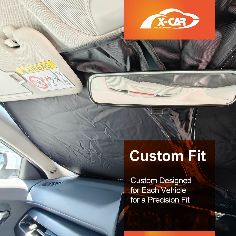 WindScreen Sun Shade for Kia K4 2024-Onwards Blocks UV Rays Foldable Custom Wind Screen Sun Visor Protector