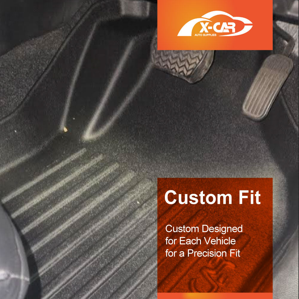3D Floor Mats Boot Liner for Toyota Corolla Hatchback 2018-Onwards All Weather Heavy Duty Cargo Car Trunk Luggage Tray