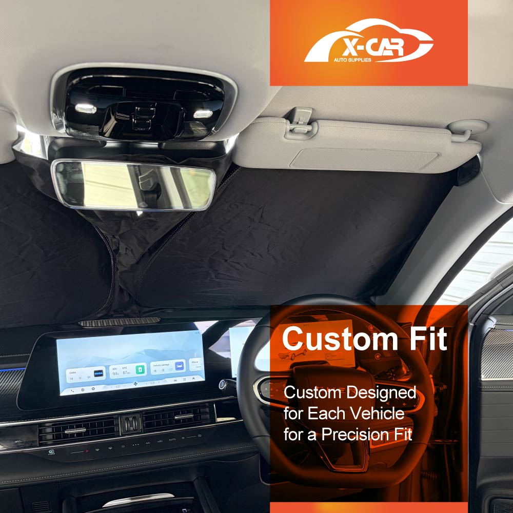 WindScreen Sun Shade for Chery Tiggo 7 Pro 2023-Onwards Blocks UV Rays Foldable Custom Wind Screen Sun Visor Protector