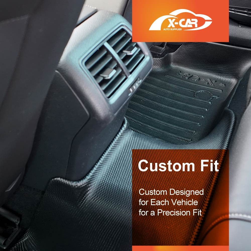 3D Floor Mats for Volkswagen VW Golf MK7 MK7.5 MK8 AUTO 2013-Onwards Heavy Duty All Weather Car Carpet Liner Set Accessories