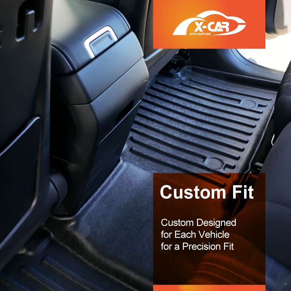3D Floor Mats Boot Liner for Hyundai SantaFe Santa Fe 6/7 Seater 2024-Onwards All Weather Heavy Duty Cargo Car Trunk Luggage Tray