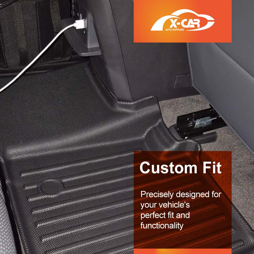 3D Floor Mats Boot Liner for LDV D90 2017-2024 All Weather Heavy Duty Cargo Car Trunk Luggage Tray
