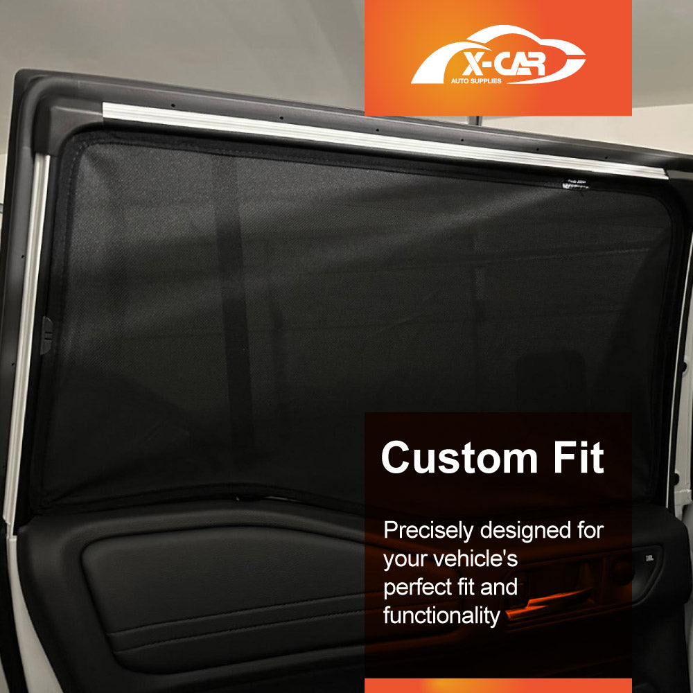 Window Sun Shades for Toyota Prado 250 NON-Rear-View Mirror Camera 2024-Onwards Car UV Protection Windscreen Blind Mesh