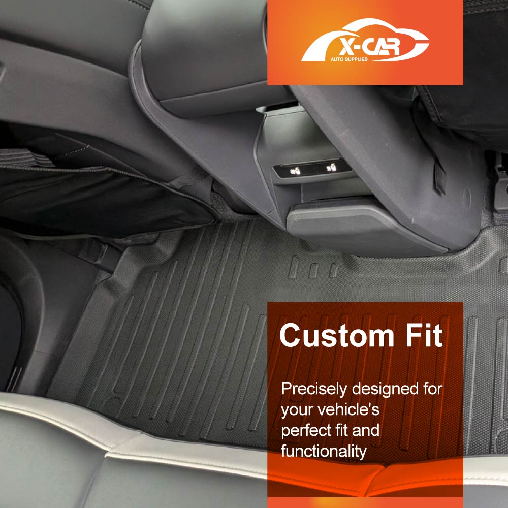 3D Floor Mats for Kia EV5 2024-Onwards Heavy Duty All Weather Car Mats Carpet Liner Set